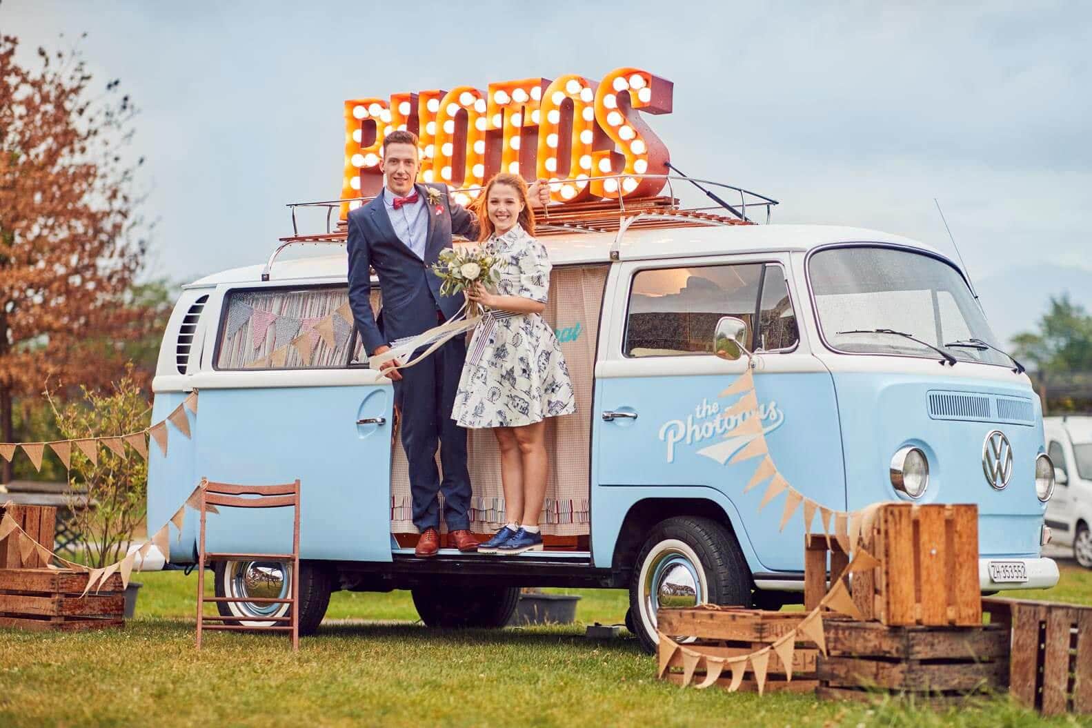 Fotobus als Hochzeitssujet von Wedding Photography